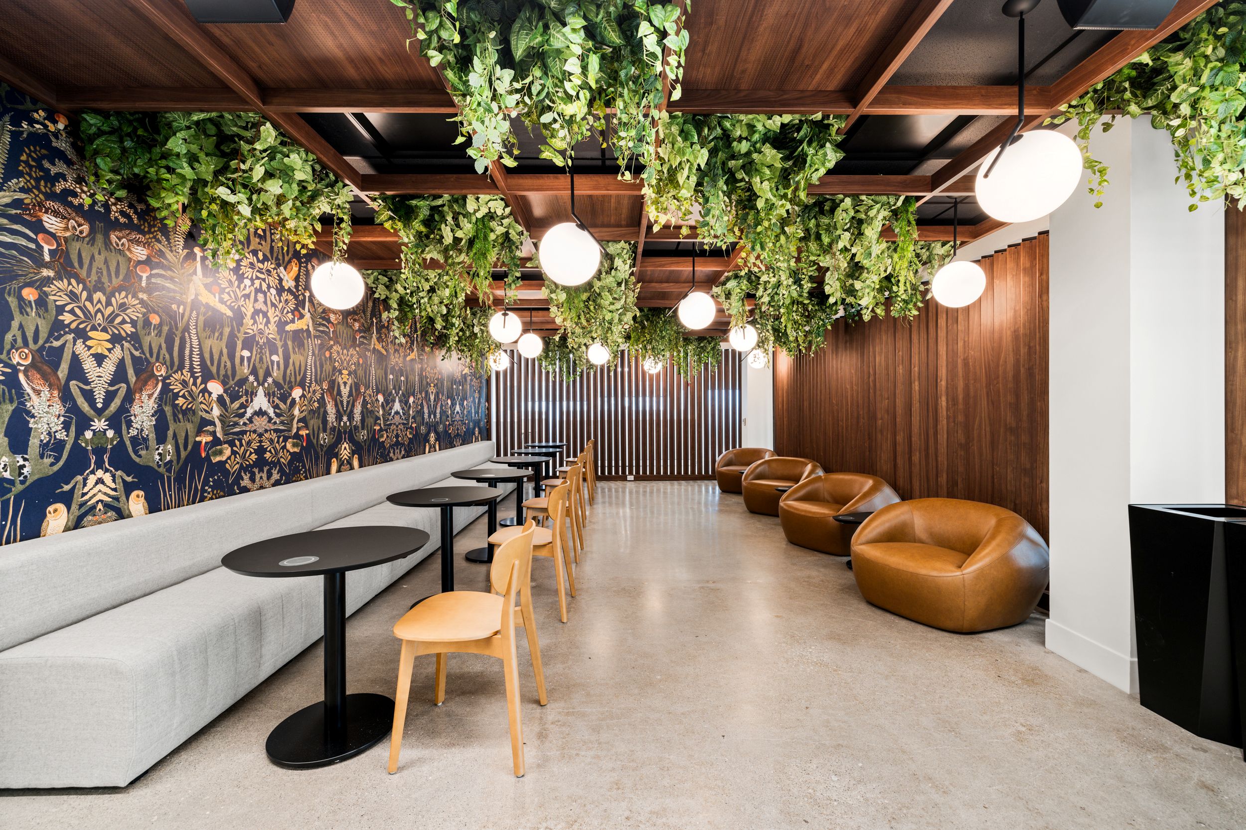Cafe 295 specialty coffee bar on the 7th floor at Jilani Place, Etobicoke